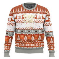 Hooktab Elijah Craig Bourbon Small Batch 1789 Ugly Christmas Sweater