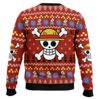 Hooktab Emperor Luffy One Piece Ugly Christmas Sweater