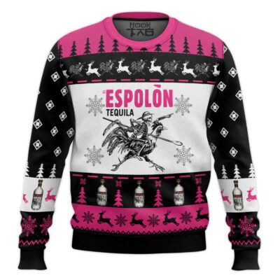 Espolon Tequila Ugly Christmas Sweater