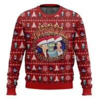 Hooktab Fa-la-la-la Futurama Ugly Christmas Sweater