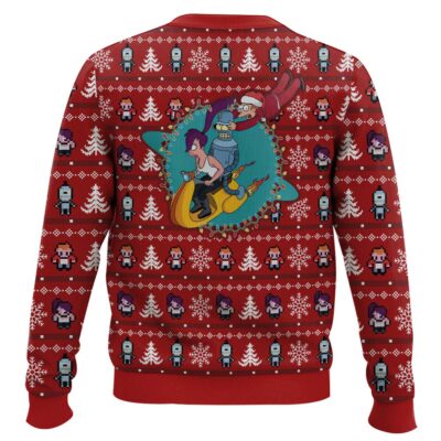 Hooktab Fa-la-la-la Futurama Ugly Christmas Sweater