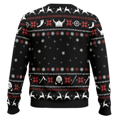 Hooktab Fa-La-La Valhalla-La Viking Ugly Christmas Sweater