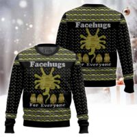 Hooktab Facehugs For Everyone Alien Ugly Christmas Sweater