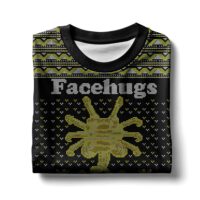 Hooktab Facehugs For Everyone Alien Ugly Christmas Sweater