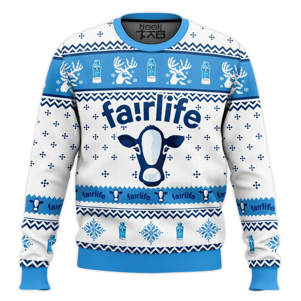 Hooktab Fairlife Ugly Christmas Sweater Hooktab Fairlife Ugly Christmas Sweater