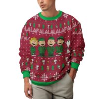 Hooktab Falalalala The Charlie Brown and Snoopy Show Ugly Christmas Sweater