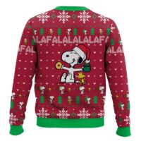 Hooktab Falalalala The Charlie Brown and Snoopy Show Ugly Christmas Sweater