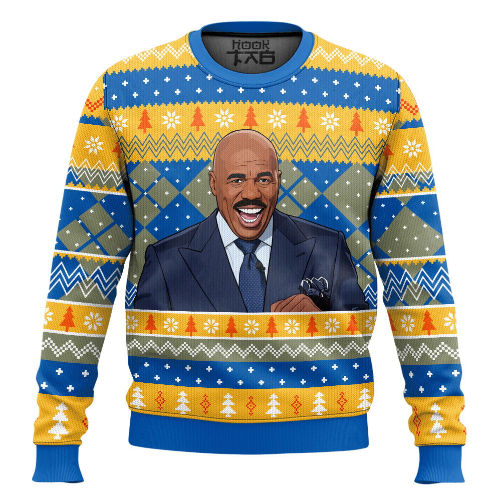 Hooktab Family Feud Ugly Christmas Sweater Hooktab Family Feud Ugly Christmas Sweater