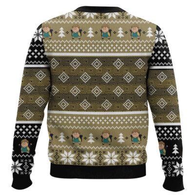 Hooktab Fat Guy In A Little Coat Chris Farley Ugly Christmas Sweater
