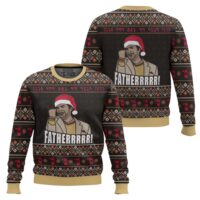 Hooktab Father The IT crowd Ugly Christmas Sweater