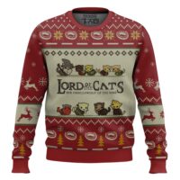 Hooktab Fellowship Of The Cats The Lord Of The Rings Ugly Christmas Sweater