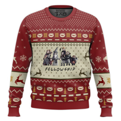 Fellowship The Lord Of The Rings Ugly Christmas Sweater
