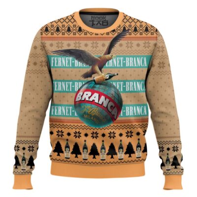 Fernet-Branca Italian Bitters Ugly Christmas Sweater