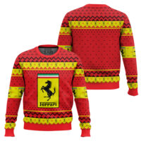 Hooktab Ferrari Ugly Christmas Sweater