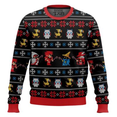 Final Fantasy 1987 Ugly Christmas Sweater