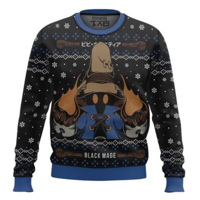Final Fantasy Black Mage Vivi Ugly Christmas Sweater