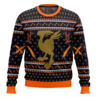 Hooktab Final Fantasy Chocobo Ugly Christmas Sweater