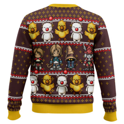 Hooktab Final Fantasy Classic Class Ugly Christmas Sweater