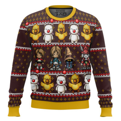 Final Fantasy Classic Class Ugly Christmas Sweater