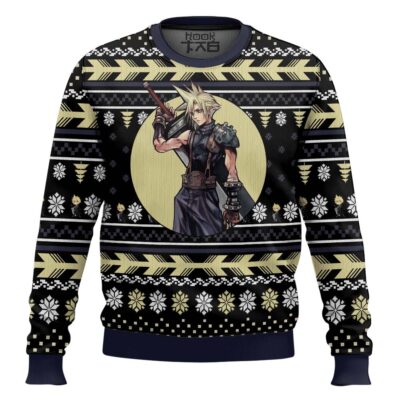 Final Fantasy Cloud Ugly Christmas Sweater
