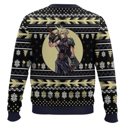 Hooktab Final Fantasy Cloud Ugly Christmas Sweater
