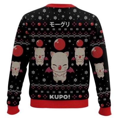 Hooktab Final Fantasy Kupo! Moogle Ugly Christmas Sweater