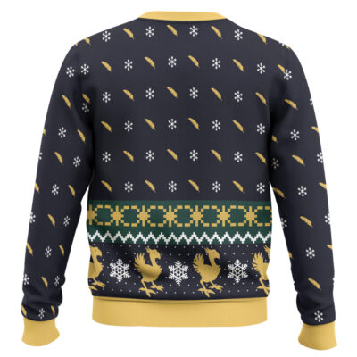 Hooktab Final Fantasy Santa Chocobo Ugly Christmas Sweater