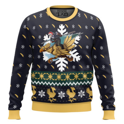 Final Fantasy Santa Chocobo Ugly Christmas Sweater