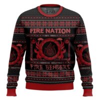 Hooktab Fire Nation Fire Benders Avatar Ugly Christmas Sweater