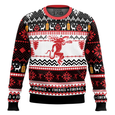 Fireball Whiskey Ugly Christmas Sweater
