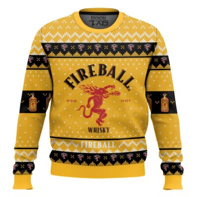 Fireball Whisky Ugly Christmas Sweater