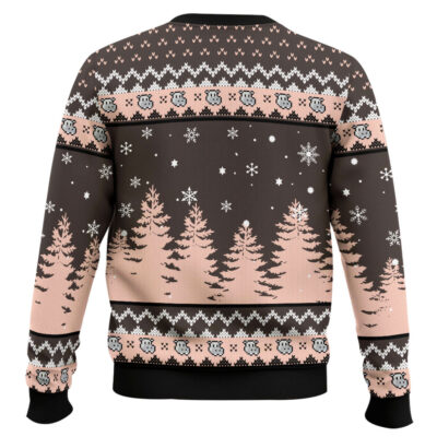 Hooktab First Of All I’m A Delight Hippo Ugly Christmas Sweater
