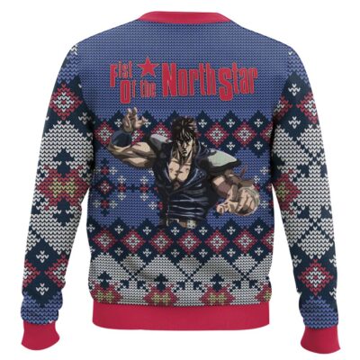 Hooktab Fist Of The North Star Alt Ugly Christmas Sweater