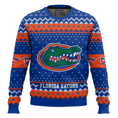 Florida Gators - Custom Name And Number Ugly Christmas Sweater