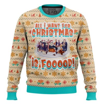 Food Wars Shokugeki no Soma Ugly Christmas Sweater