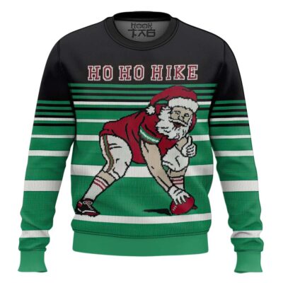 Football Santa Ugly Christmas Sweater