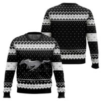 Hooktab Ford Mustang Ugly Christmas Sweater