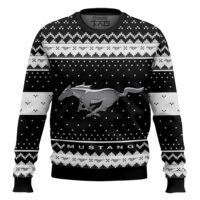 Hooktab Ford Mustang Ugly Christmas Sweater