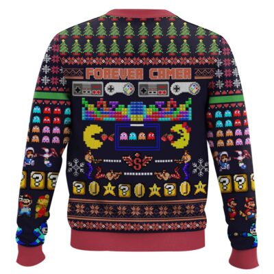 Hooktab Forever Gamer Ugly Christmas Sweater