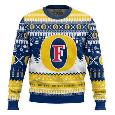 Fosters Australian Beer Ugly Christmas Sweater