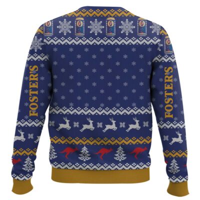 Hooktab Fosters Beer Ugly Christmas Sweater