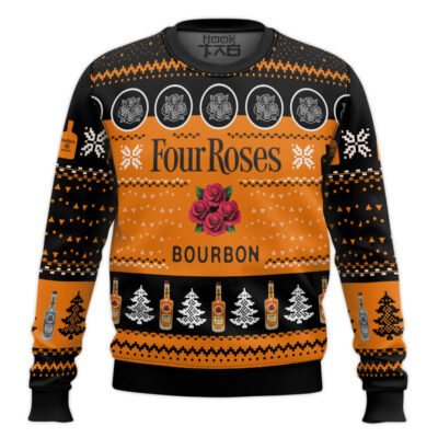 Four Roses Bourbon Ugly Christmas Sweater