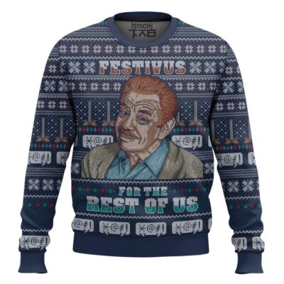 Frank Costanza Festivus Seinfeld Ugly Christmas Sweater