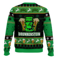 Hooktab Frankenstein's Monster Let's Get Creepy Ugly Christmas Sweater