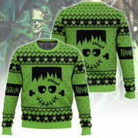 Hooktab Frankenstein's Monster Ugly Christmas Sweater