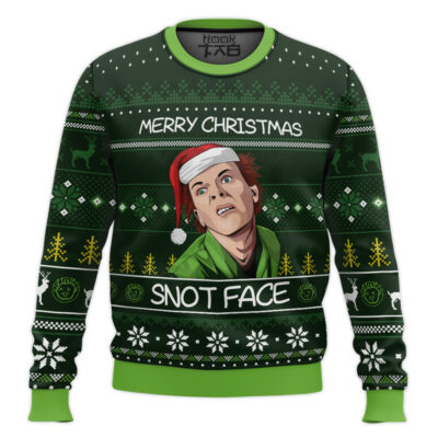 Fred Snot Face Drop Dead Fred Ugly Christmas Sweater