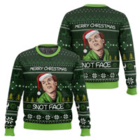 Hooktab Fred Snot Face Drop Dead Fred Ugly Christmas Sweater