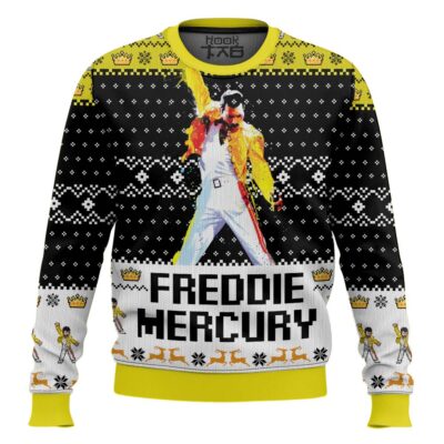 Freddie Mercury Ugly Christmas Sweater