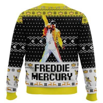 Hooktab Freddie Mercury Ugly Christmas Sweater