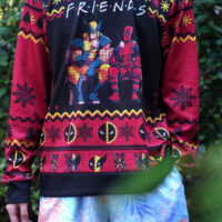 Hooktab F.R.I.E.N.D.S Deadpool & Wolverine Ugly Christmas Sweater